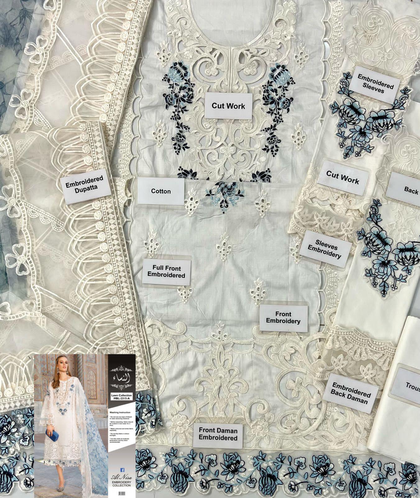 Maria B Cotton Suit - Yumnaz