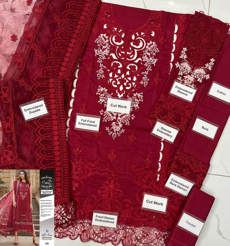 Maria B Cotton Suit - Yumnaz
