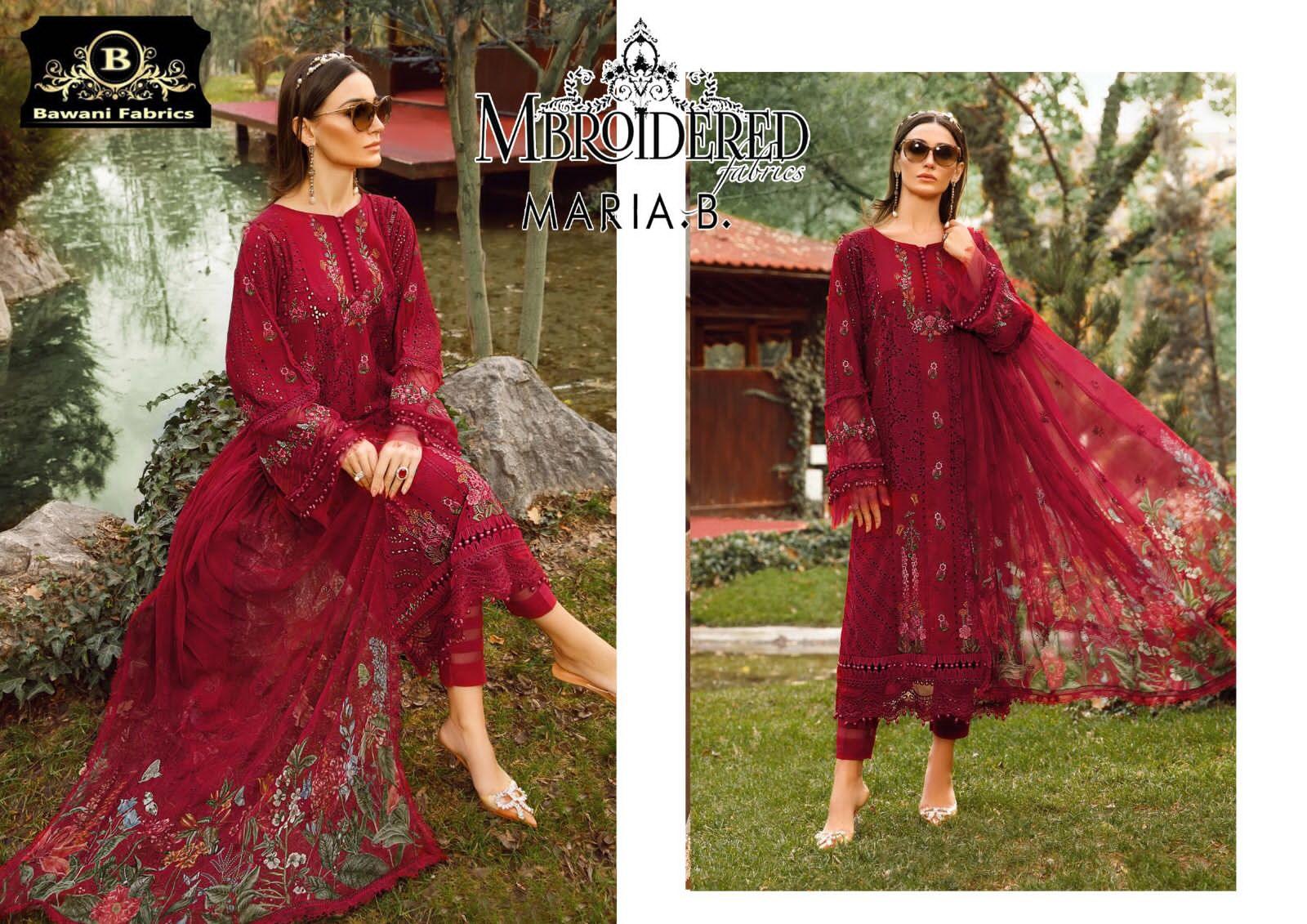 Maria B Cotton Suit - Yumnaz