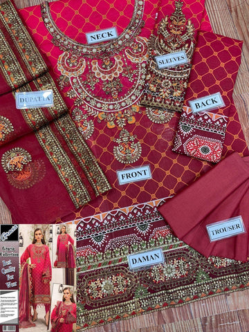 Maria B Lawn Suit - Yumnaz