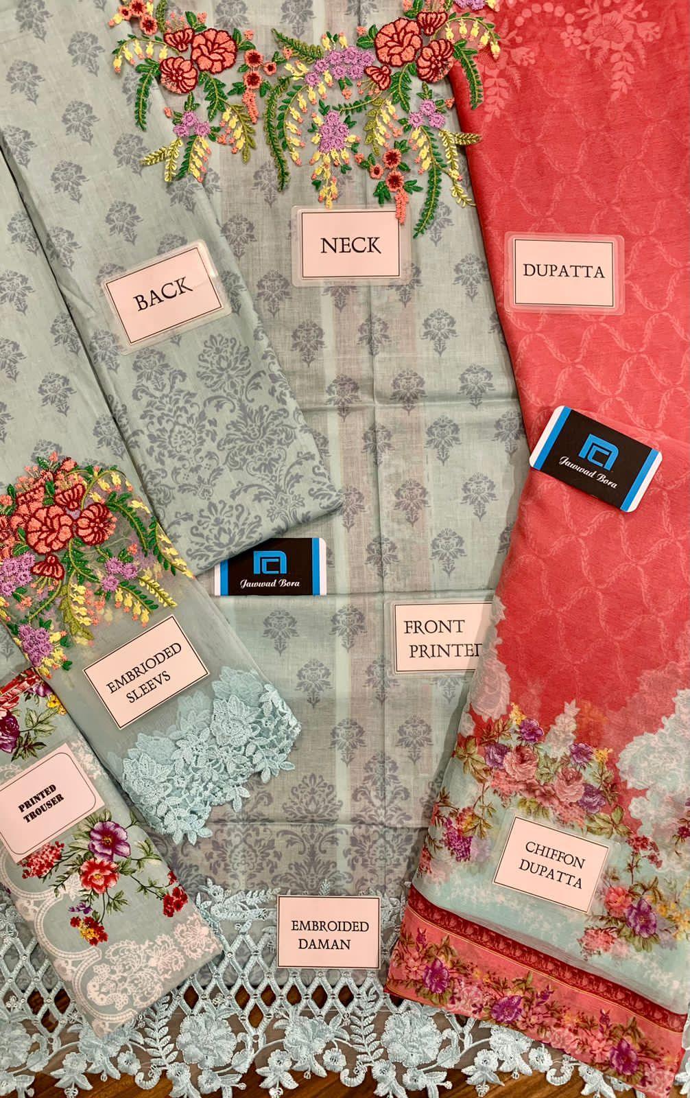 Maria B Lawn Suit - Yumnaz