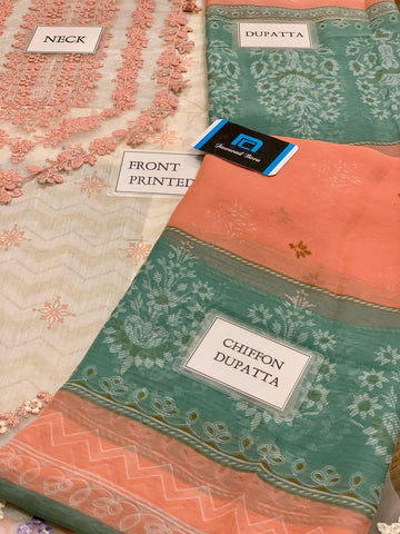 Maria B Lawn Suit - Yumnaz