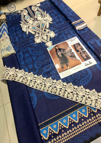 Maria B Lawn Suit - Yumnaz