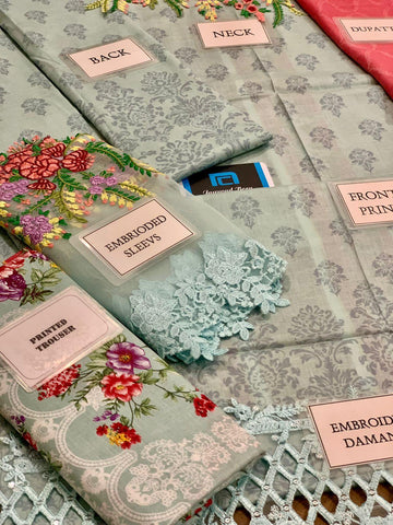 Maria B Lawn Suit - Yumnaz