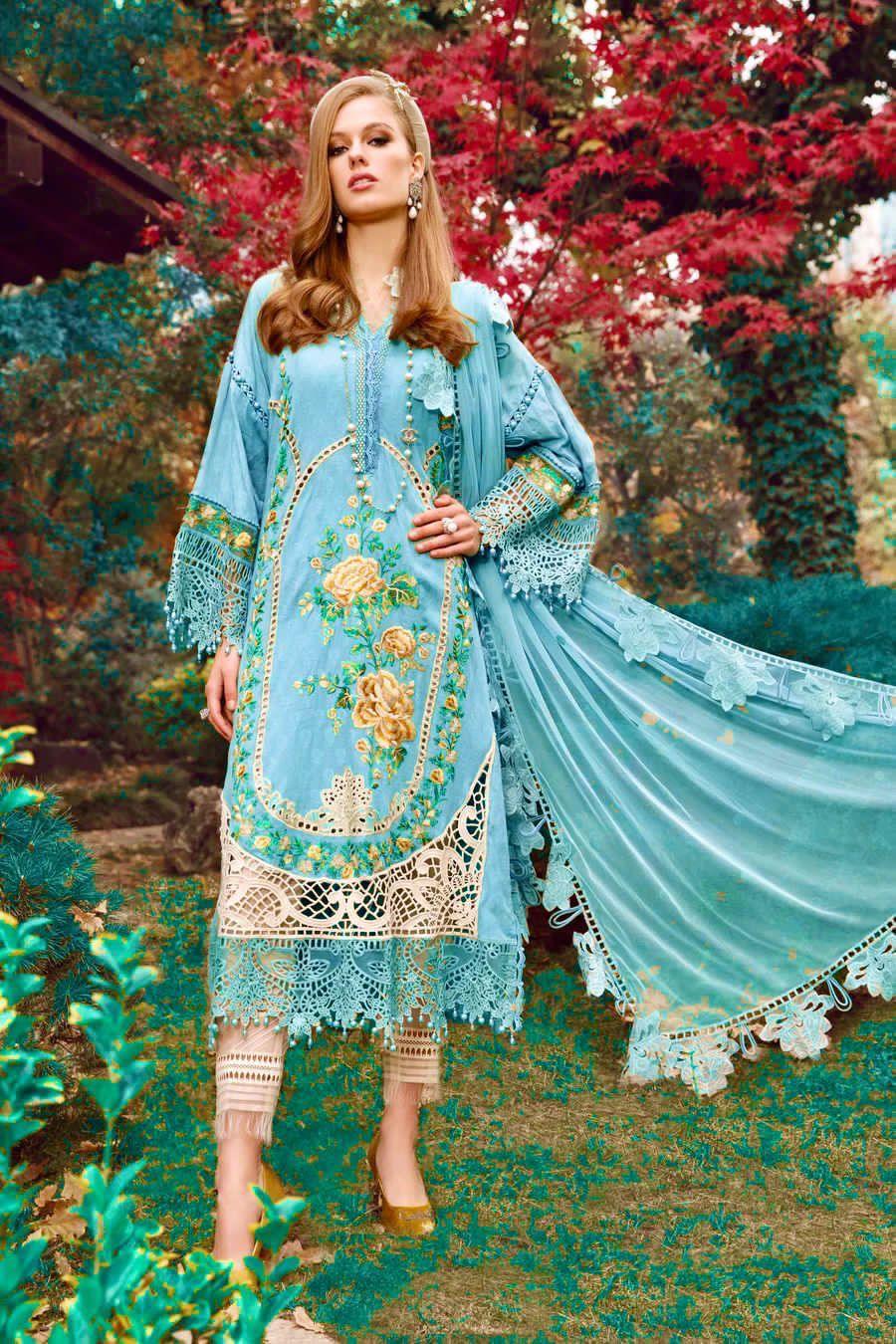 Maria B Lawn Suit-Lawn Suits-Replica Zone