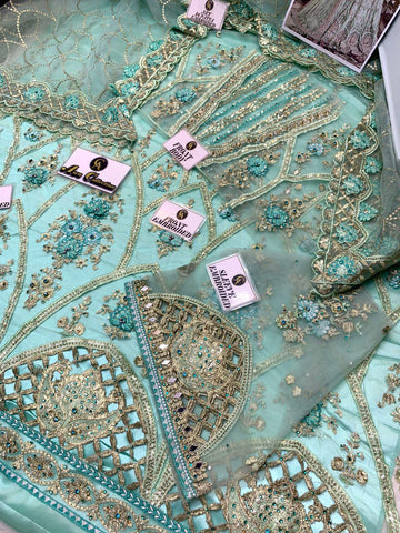 Maria B Net Bridal Suit
