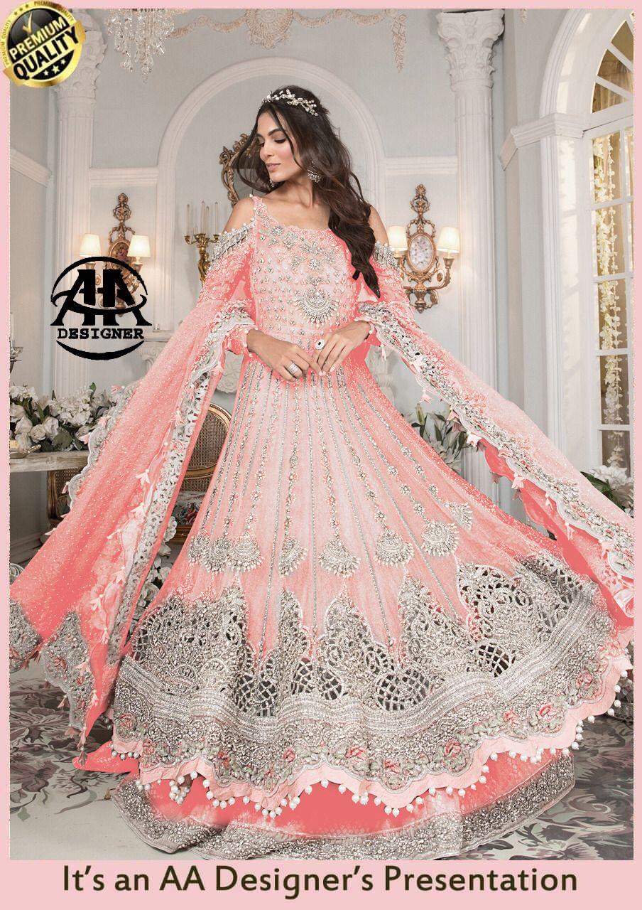 Maria B Net Bridal Suit - Yumnaz