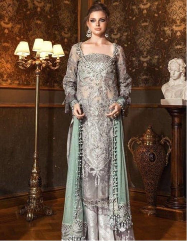 Maria B Net Bridal Suit - Yumnaz