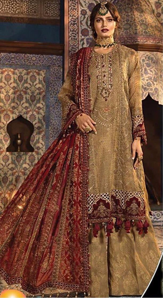 Maria B Net Bridal Suit - Yumnaz