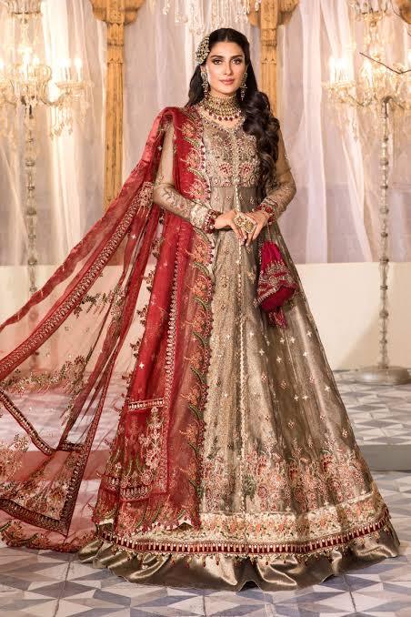 Maria B Net Bridal Suit - Yumnaz