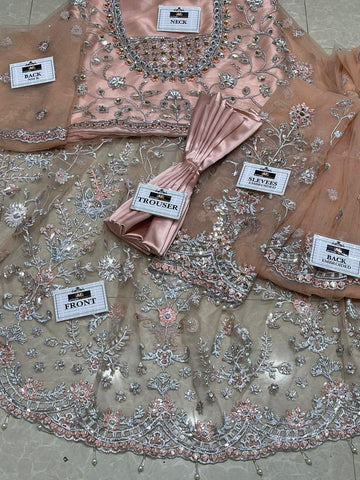 Maria B Net Frock - Yumnaz