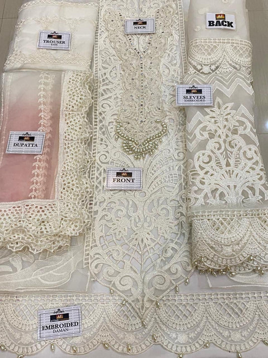 Maria B Organza Suit - Yumnaz
