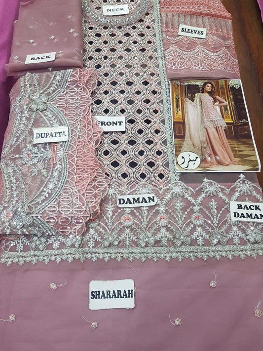 Maria B Organza Suit - Yumnaz