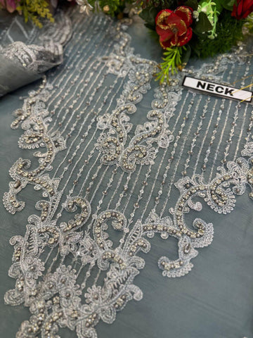 Maria B Organza Suit - Yumnaz