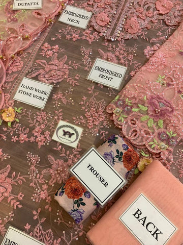 Maria B Organza Suit - Yumnaz
