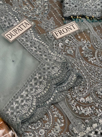 Maria B Organza Suit - Yumnaz