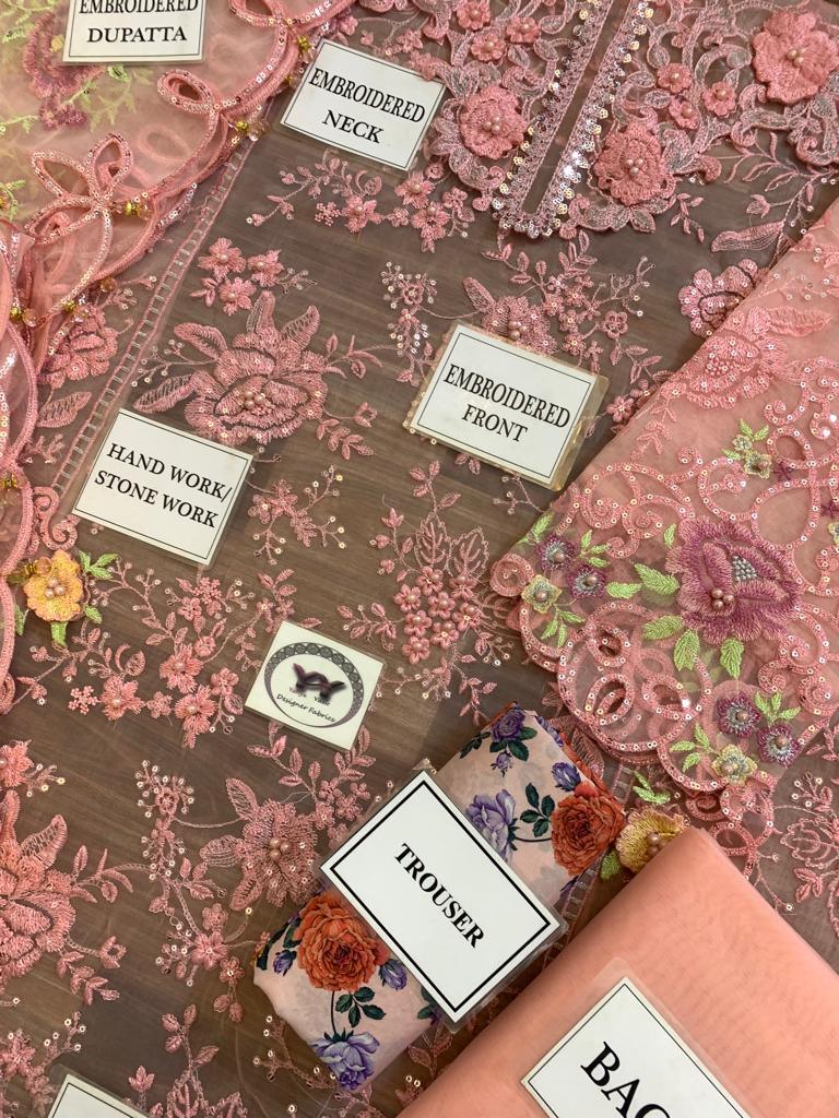 Maria B Organza Suit - Yumnaz