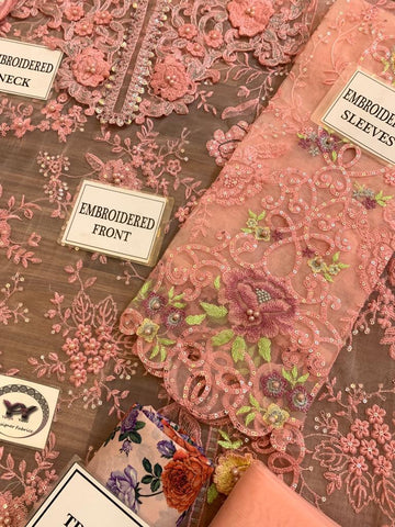 Maria B Organza Suit - Yumnaz