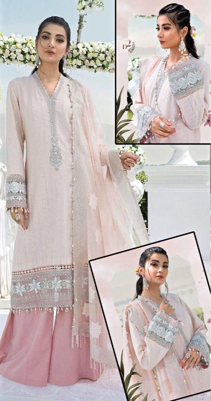 Maria B Organza Suit - Yumnaz