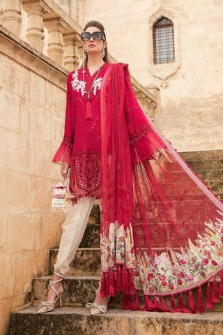 Maria B Organza Suit - Yumnaz