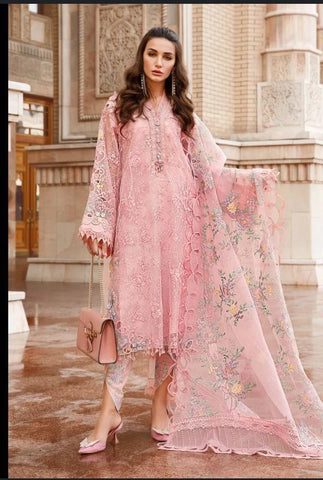 Maria B Organza Suit - Yumnaz