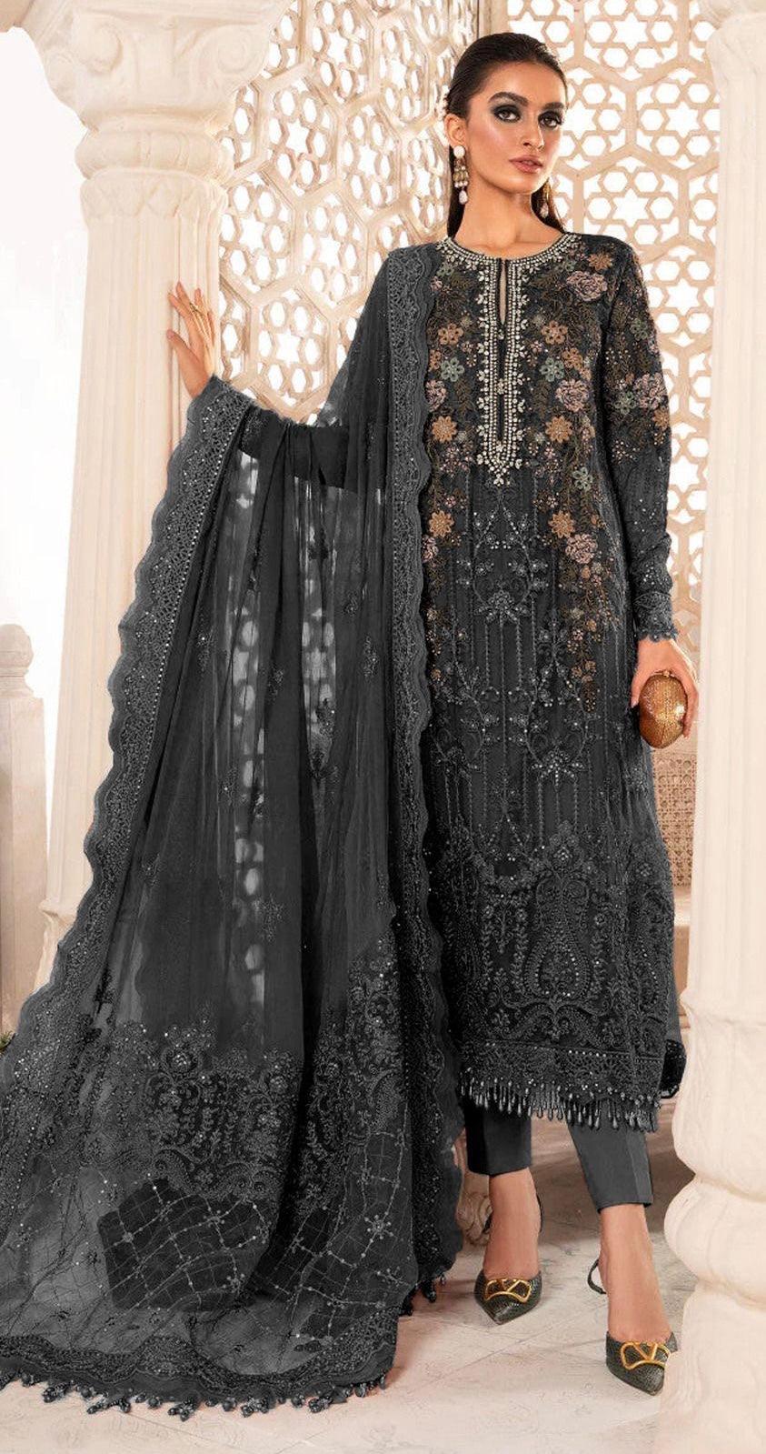 Maria B Organza Suit - Yumnaz