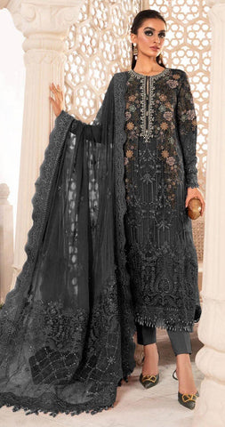 Maria B Organza Suit - Yumnaz
