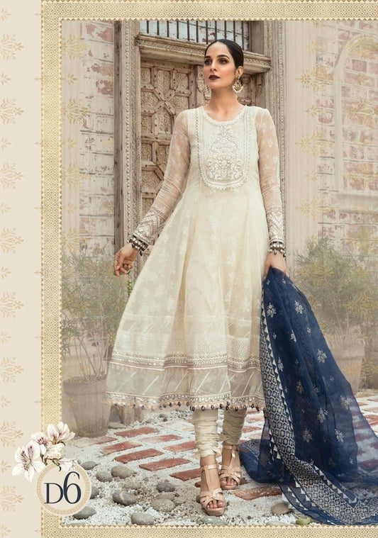 Maria B Organza Suit - Yumnaz