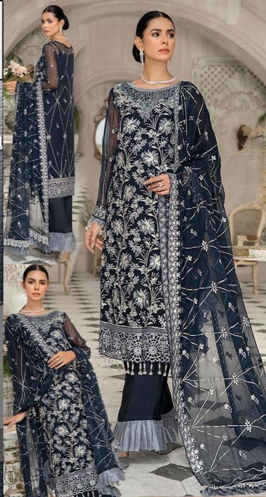 Maryams Organza Suit - Yumnaz