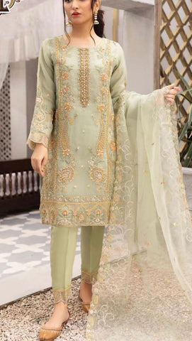 Maryams Organza Suit - Yumnaz