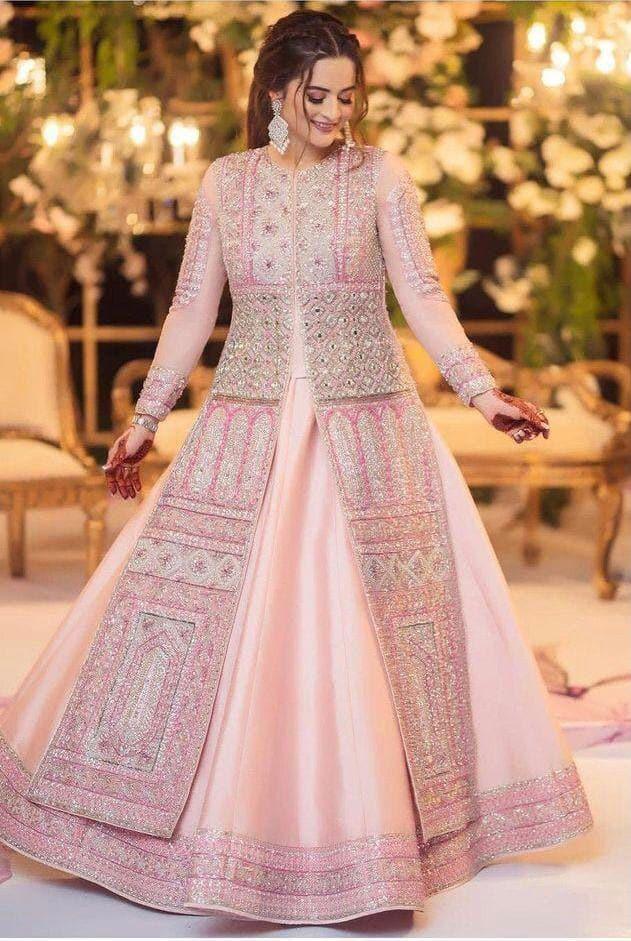 Minal Khan Organza Bridal Suit