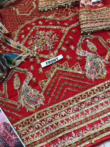 Mohsin Naveed Organza Bridal Suit - Yumnaz