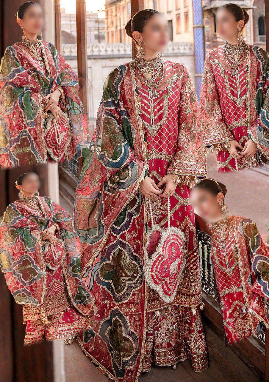 Mohsin Naveed Organza Bridal Suit
