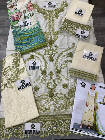 Mushq Cotton Suit - Yumnaz