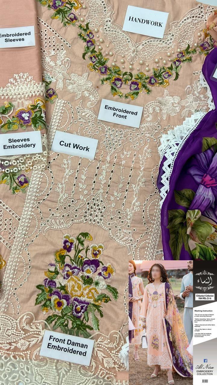 Mushq Cotton Suit - Yumnaz