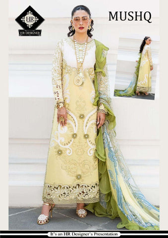 Mushq Cotton Suit - Yumnaz