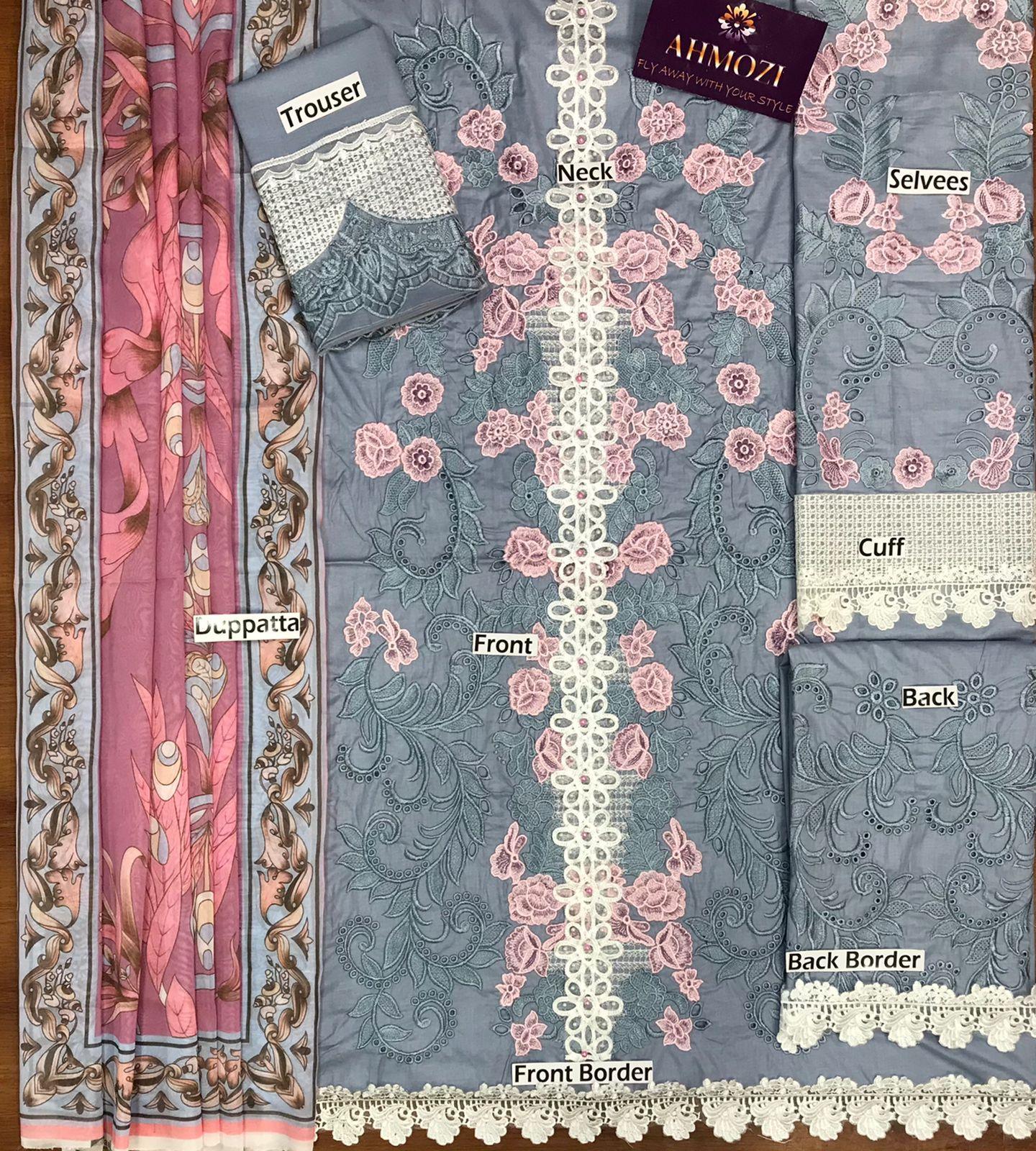 Mushq Lawn Suit - Yumnaz