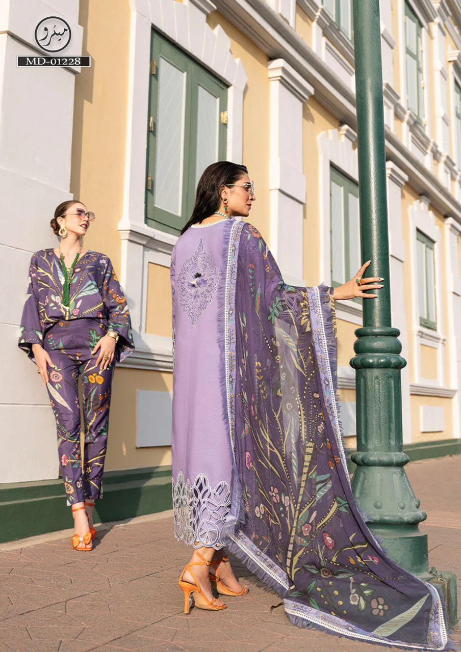 Mushq Lawn Suit - Yumnaz