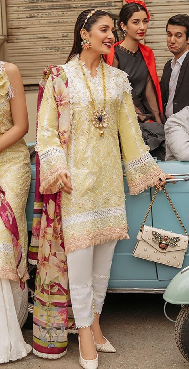 Mushq Lawn Suit - Yumnaz