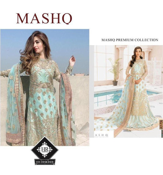 Mushq Organza Suit - Yumnaz