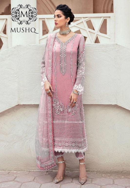 Mushq Organza Suit - Yumnaz