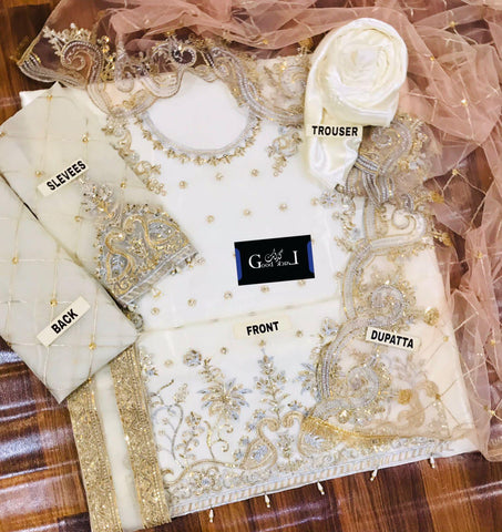Organza Bridal Suit - Yumnaz
