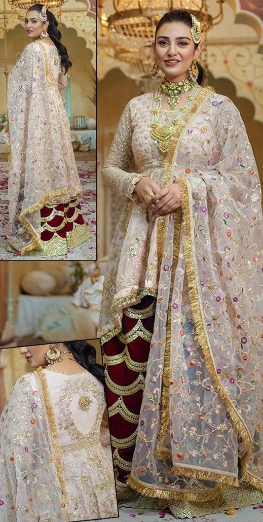 Organza Bridal Suit-Bridal Suits-Replica Zone