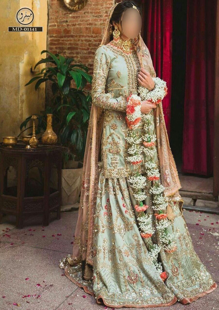 Party Wear Masuri Bridal Suit - Yumnaz