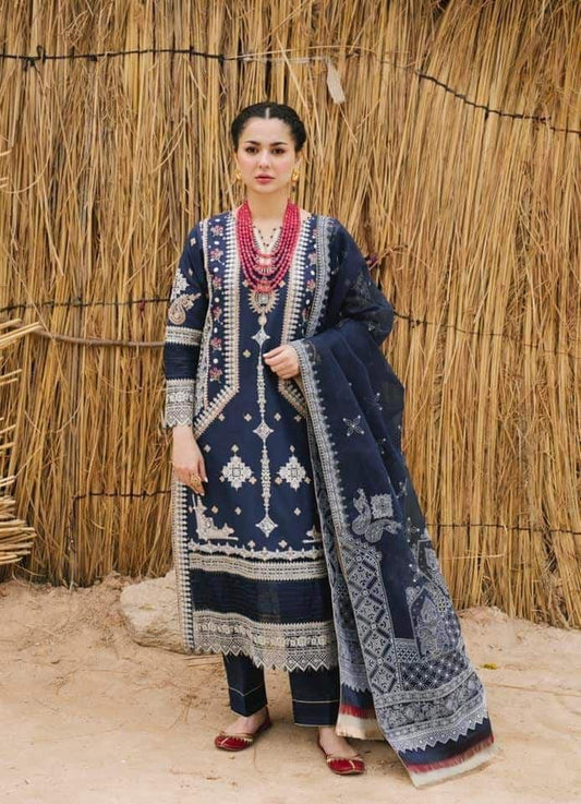 Qalamkar Lawn Suit - Yumnaz