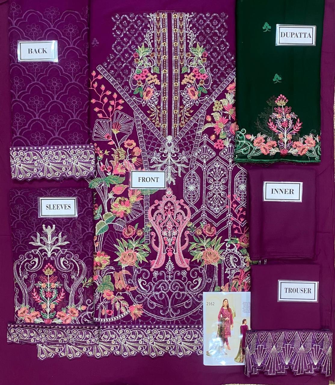 Ramsha Chiffon Suit - Yumnaz