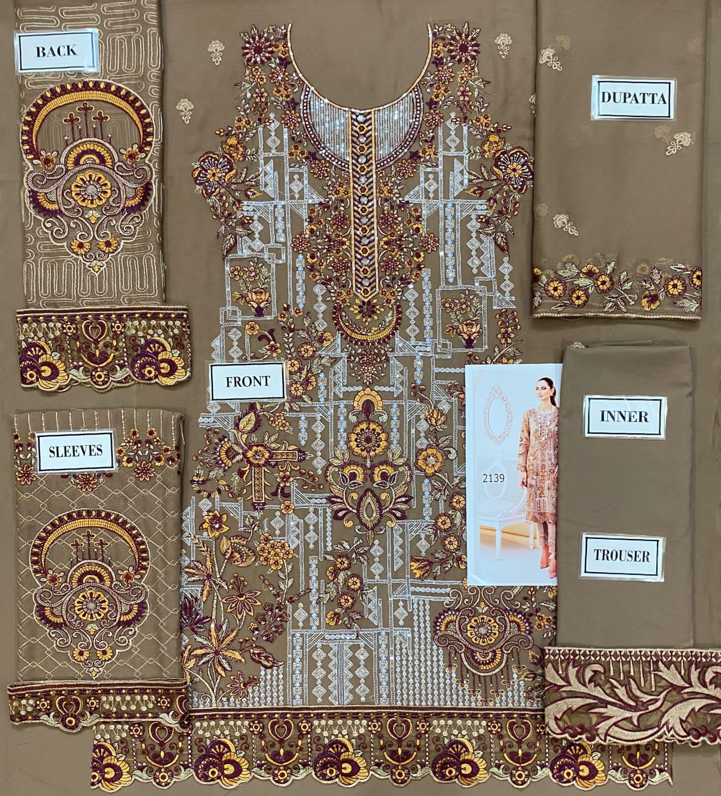 Ramsha Chiffon Suit - Yumnaz