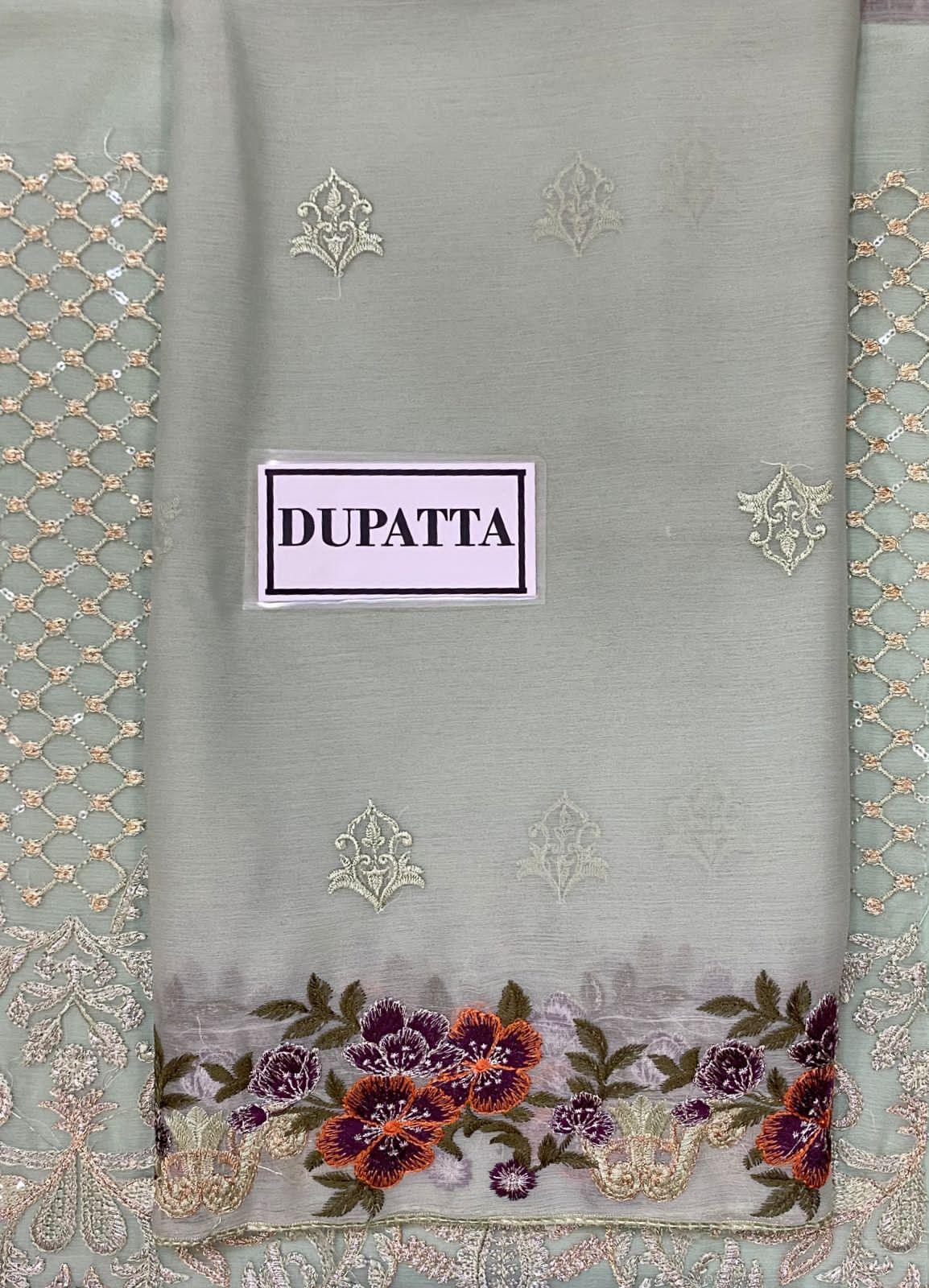 Ramsha Chiffon Suit - Yumnaz
