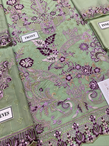 Ramsha Chiffon Suit - Yumnaz