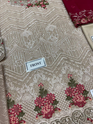 Ramsha Chiffon Suit - Yumnaz